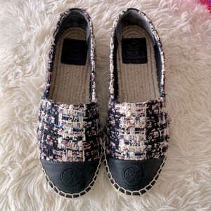 Tory Burch tweed espadrille